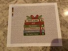 Needlepoint Canvas Christmas Movie Book Stack Home Alone Elf Grinch 18 Count