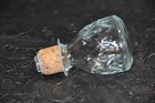Vintage Decanter Bottle Stopper Only Hollow Clear Glass