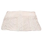 Vintage Pink White Striped Baby Blanket Soft Cotton Flannel Nursery Swaddle