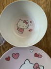Pottery Barn Kids Hello Kitty  Tumbler Plate And Bowl Set New