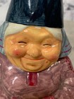 1979 Unieboek B v  Lady Gnome Coin Bank 7    Ceramic Gorham Korea Vintage