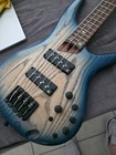 Ibanez Sr600e Sr 4 String Electric Bass Guitar - Blue W padded Gig Bag