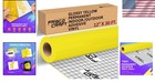 Durable 12  X 30 Feet Yellow Vinyl - Perfect For Indoor And Outdoor Projects