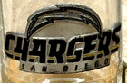 Vintage Rare Htf Nfl San Diego Chargers 5  Glass Mug Cup