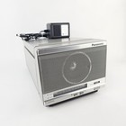 Panasonic Tr-5100p 5  Black   White Portable Crt Tv   Radio 1983 Tested Works