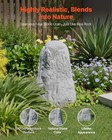 Vevor Faux Rock Cover  Outdoor Fake Rock Well Pump Cover  Realistic Natural Text