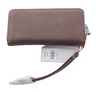 Nwt - Marc New York Andrew Marc Mauve Brown Zip Around Wristlet Wallet Organizer