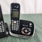 Panasonic Dect 6 0 Plus Cordless Phone System 2 Handsets Talking Caller Id Works