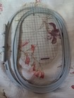 Genuine Bernina Large Oval Embroidery Hoop W template Grid  Guc