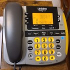 Uniden Loud   Clear Dect 6 0 Cezai 2998 Silver Black Desktop Home Phone Landline