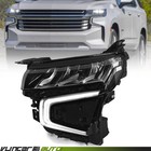 For 2021-2023 Chevy Tahoe Suburban Full Led Headlight Headlamp Light Lamp Driver