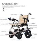 Electric Wheelchair Lightweight Folding Motorized Power Mobility Aid Wheel Chair