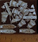 Fighting Sail Kit  9001 - 74 Gun Ship Of The Line  3 Ea   1 2000 Scale Valiant