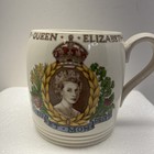 Vintage Queen Elizabeth Ii Coronation Tea Coffee Mug 1953 Copeland Spode