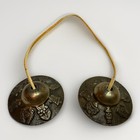 Vintage Bronze Meditation Healing Tibetan Tingsha Bells Finger Cymbals Yoga 2 5 