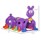 Kids Play Structure Caterpillar Design For Climbing And Crawling  Purple