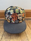 Vintage San Francisco Giants New Era Hat 7 1 2   Pin Lot Collection Barry Bonds