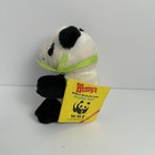 Vintage Panda Bear Plush Wendy s Restaurant 1988 World Wildlife Fund With Tags 