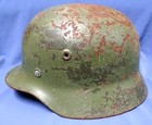 Original German M40 Wwii Type -steel Helmet- Finnish M40 55 - Size 57