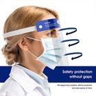 12-pcs Face Shield Screen Safety Protective Eye Splash Proof Full Head-mounted