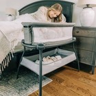 Baby Delight Beside Me Nova Deluxe Portable Bassinet Mesh Walls Storage Basket