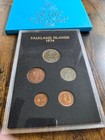 1974 Coinage Of Falkland Islands - 1 2 Penny  Penny  2  5    10 Pence