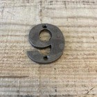 Cast Iron Numbers  9  - Rustic Signs - House Numbers -numbers- Apartment Numbers