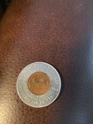 1953-d Lucky Au Penny Encased Lincoln Cent - Beaver Falls  Pa Savings   Loan