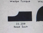 Delta Moulding Cutterhead Knife Set 35-209 New Old Stock