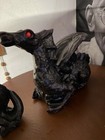 Fantasy Dragon Candle And Castle Set Collectible
