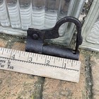 Antique Iron Screw Key Barrel Padlock No Key     Hand Forged Early Lock