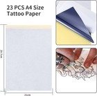 Lot Of 23 Sheets Of Tattoo Transfer Paper  Carbon Tattoo Paper