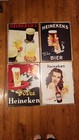 New Vintage Heineken Aluminum Signs  very Rare Complete Set 