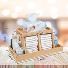 Diaper Caddy Organizer Changing Table Wooden For Nursery Baby Storage