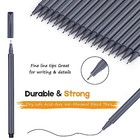 0 38mm Black Ink Pens Fine Point Smooth Writing 1 Count  pack Of 18   