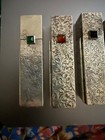 Antique K  Uyeda Japanese 950 Sterling Silver Lipstick Case With Mirror