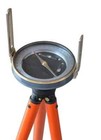 Metal Survey Compass With Tripod Stand Surveying Equipment Engineering Vintage