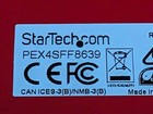 Lot Of 5 Startech Pex4sff8639 2 5  U 2 Nvme Ssd To Pcie 4 0 X4 Adapter Card