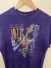 Vintage New Orleans 1992 Jazz Heritage Festival Single Stitch Shirt Purple L Usa