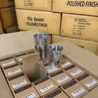 Pi  a Barware V2 Commercial Boston Tins - 20 Set Full Case Lot    Polished Finish