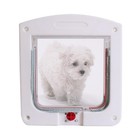 4 Way Pet Door Cat Puppy Dog Magnetic Lock Lockable Safe Flap Door Frame 