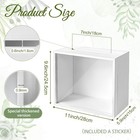 White Wooden Wedding Card Box For Party Gift Money Holder Reception Decoration