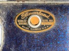 1960s Slingerland 14x20 Sparkling Blue Pearl Bass Drum Parts Ludwig Mount