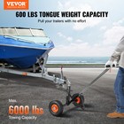 Vevor 600lbs Adjustable Trailer Dolly 16-24  height 1-7 8   Ball With Solid Tire