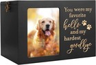 Pet Memorial Urns Dog Cat Ashes Large Wooden Funeral Cremation With Photo Frame