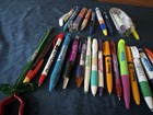 B5 Vintage Pharmaceutical Drug Rep Pens Lot Of 25