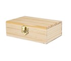 Lot Of 6 - Unfinished Wood Box Hinged Crafts Decoupage Decorate 6 X 4 X 2 Inches