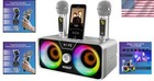 20w Karaoke Machine For All Ages With Rechargeable Battery   Colorful Lights