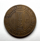 1885 A French Indochina - 1 Cent  Km-1 