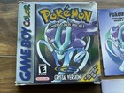 Pokemon Crystal Version For Gameboy Color No Game Included  Box And Manual Only 